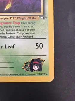 Pokemon TCG Erika's Victreebel Gym Heroes Card 26/132 Non Holo Rare Vintage LP - Image 4