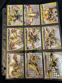 Pokemon Break Cards Binder Page Lot Set of 9 - Image 1