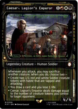 Caesar, Legion's Emperor (Showcase) M Universes Beyond: Fallout 339 NM - Image 1