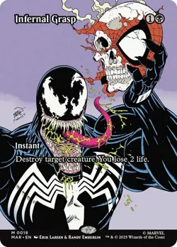 Infernal Grasp - Borderless - Marvel Universe - Near Mint - Image 1