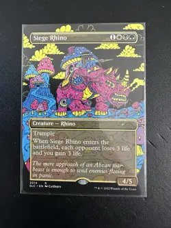 Siege Rhino Secret Lair 30th Anniversary Countdown Kit NM - Image 1