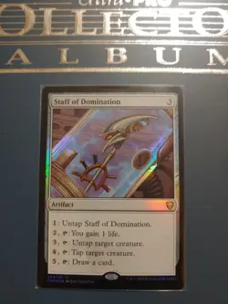 Staff of Domination Commander Legends Foil - Image 1