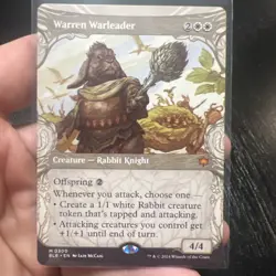 MTG - Bloomburrow - Warren Warleader - Showcase - Image 1