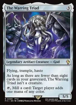 1x The Warring Triad NM Eng MTG - Commander Final Fantasy - Image 1