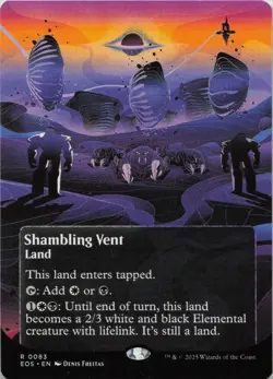 Shambling Vent (0083) (Borderless) R Edge of Eternities: Stellar Sights 83 - LP - Image 1