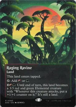 Raging Ravine (0080) (Borderless) R Edge of Eternities: Stellar Sights 80 - LP - Image 1