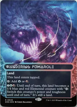 Wandering Fumarole (0045) (Borderless) - FOIL - R Edge of Eternities: Stellar Si - Image 1