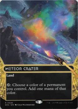 Meteor Crater (0026) (Borderless) R Edge of Eternities: Stellar Sights 26 NM - Image 1