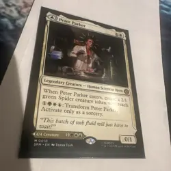 Peter Parker (Foil) - 0010 - Marvel's Spider-Man MTG - NM/M Ships Now - Image 1