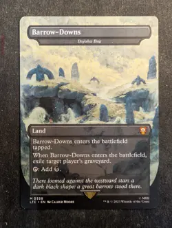 Barrow-Downs (Bojuka Bog) - Borderless - LOTR: Tales of Middle Earth (MTG) - Image 1