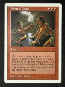 GAME OF CHAOS Magic The Gathering 5th Edition 1997 LP!!!🔥🔥🔥 - Image 1