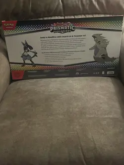 Pokemon Lucario Ex Tyranitar Ex Premium Collection Prismatic Evolution In ✋ - Image 2