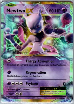 Mewtwo EX 52/108 XY - Evolutions - Pokemon Card - NM - Image 1