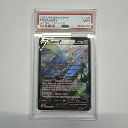 2022 PSA 9 FA Zacian V #TG21 Full Art Trainer Gallery Pokemon TCG SWSH AR - Image 1
