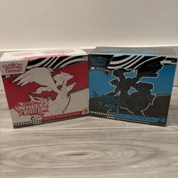 Pokemon Black Bolt And White Flare ETB Elite Trainer Box Factory Sealed Lot Of 2 - Image 1