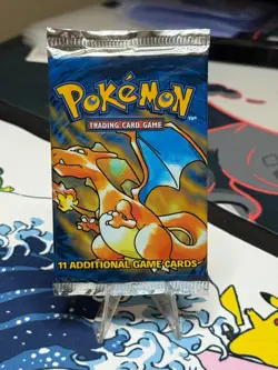 Pokemon Base set Unlimited Charizard pack- light - Image 1