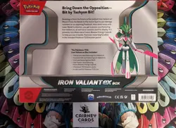 Pokemon TCG Iron Valiant ex Collection Box New and Sealed! - Image 2