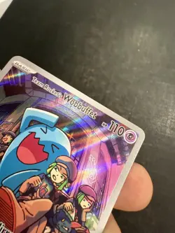 Pokemon Centre Team Rocket's Wobbuffet SVP203 Destined Rivals Stamped Promo - Image 4