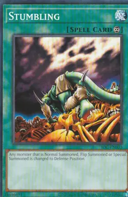 YUGIOH CARD STUMBLING IOC-EN035 / 25TH ANNIVERSARY - Image 1