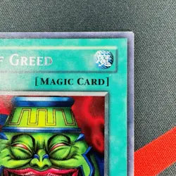 Yu-Gi-Oh! Pot of Greed LOB-119 1st Edition Rare Asian English LP EX - Image 3