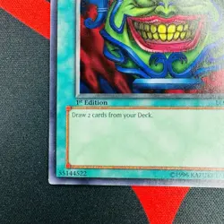 Yu-Gi-Oh! Pot of Greed LOB-119 1st Edition Rare Asian English LP EX - Image 4