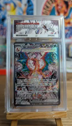 Pokemon TCG Charizard EX Obsidian Flames Holo Card 223/197 SIR-ACE 9 - Image 1