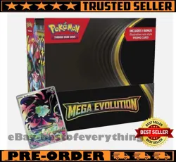 Pokemon Mega Evolution Enhanced Booster Display Box & 1 Promo Card PRESALE ✅ - Image 1