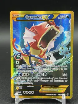 Pokemon TCG English Card Breakpoint Shining Gyarados EX 123/122 Full Art Holo - Image 1