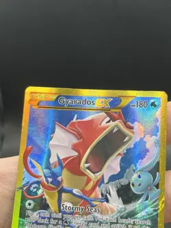 Pokemon TCG English Card Breakpoint Shining Gyarados EX 123/122 Full Art Holo - Image 3