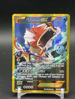 Pokemon TCG English Card Breakpoint Shining Gyarados EX 123/122 Full Art Holo - Image 1