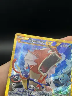 Pokemon TCG English Card Breakpoint Shining Gyarados EX 123/122 Full Art Holo - Image 3