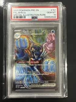 Pokemon TCG Palafin EX PSA 10 Prismatic Evolutions Sir English Card 151/131 - Image 1