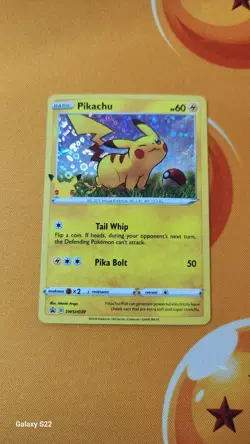 2020 Pokemon Pikachu SWSH039 Sword & Shield Blackstar Promo Card - Image 1