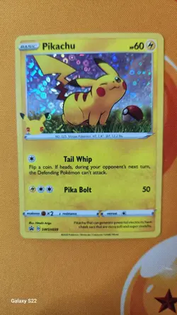 2020 Pokemon Pikachu SWSH039 Sword & Shield Blackstar Promo Card - Image 2