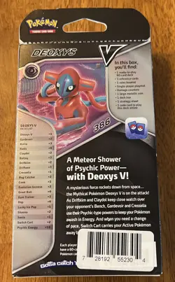 Deoxys V Battle Deck Pokemon Nintendo Trading Card Factory Sealed - Image 3