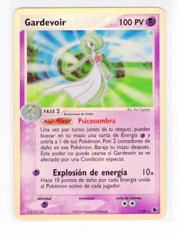~ESP~ SPANISH Gardevoir 7 REVERSE HOLO Ruby & Sapphire Pokemon Card (LB3) - Image 1