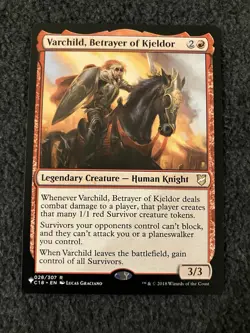 Magic The Gathering MTG - Varchild, Betrayer of Kjeldor - Commander 2018 - Image 1