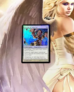 SHIELDS OF VELIS VEL *FOIL* SP 2007 MTG MAGIC THE GATHERING LORWYN #39 NM-LP/EX+ - Image 1