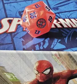 Oversized D20 Spindown Life Counter [Marvel's Spider-Man] MTG Magic SPM Magic - Image 1