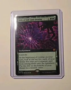 Web of Life and Destiny (Extended Art) MTG Marvel Spider-Man Regular - Image 3