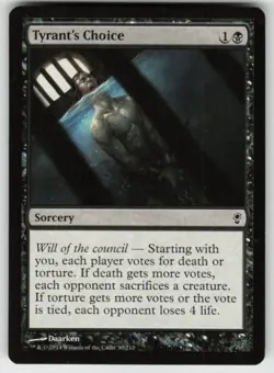 MTG Tyrant's Choice C Conspiracy 30 LP - Image 1
