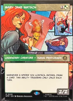 MTG Marvel Spectacular Mary Jane Watson Borderless (Rare) - Image 1