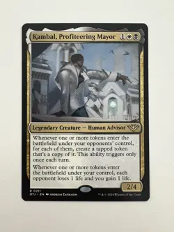 Kambal Profiteering Mayor MTG Magic the Gathering Card NM Near Mint OTJ - Image 1