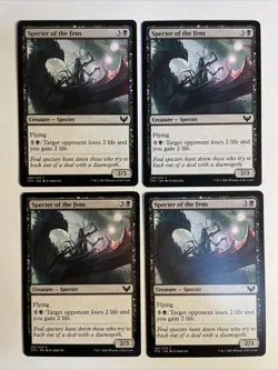 4x Mtg Strixhaven Specter Of The Fens NM/M Magic The Gathering - Image 1