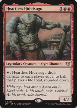 Heartless Hidetsugu R Commander Masters 231 NM MTG - Image 1