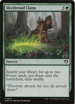 Skyshroud Claim C Commander Masters 321 NM MTG - Image 1