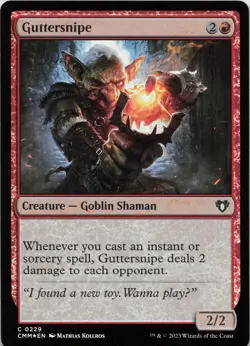 Guttersnipe - FOIL - C Commander Masters 229 - MTG - Image 1
