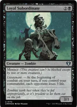 Loyal Subordinate - FOIL - U Commander Masters 172 - MTG - Image 1