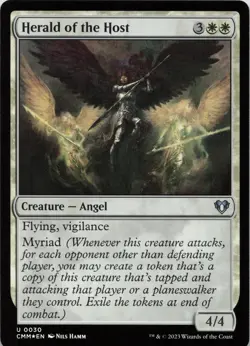 Herald of the Host - FOIL - U Commander Masters 30 - MTG - Image 1