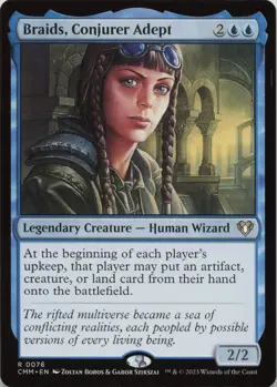 Braids, Conjurer Adept R Commander Masters 76 NM MTG - Image 1